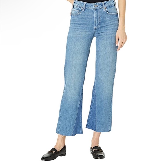 PAIGE Relaxed Colette Cropped Jeans 33 A5 - Picture 1 of 7